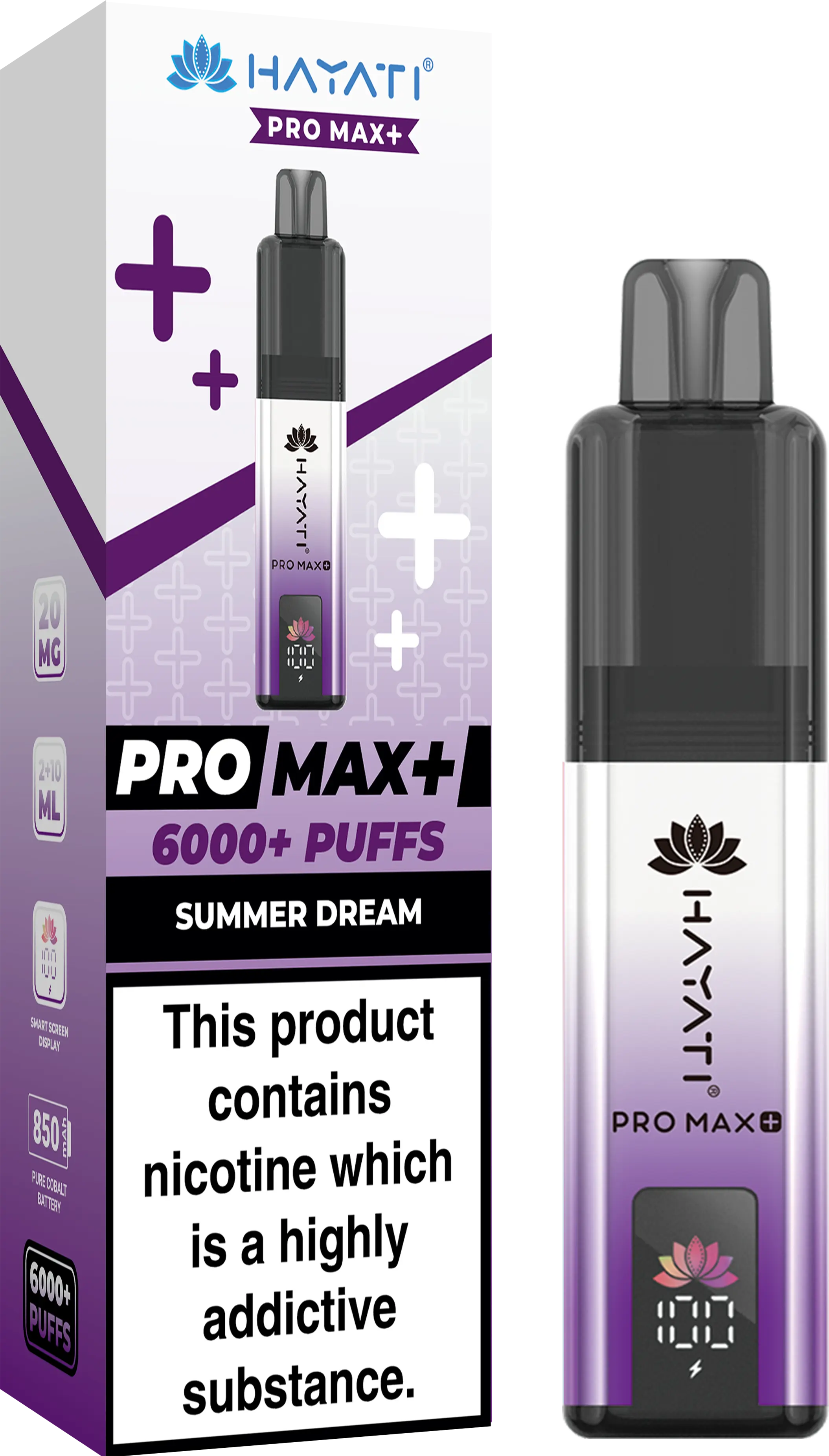Hayati Pro Max 6000 Puffs Disposable Vape Pack of 10 - Vape wholesale supplies